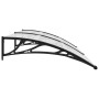 Marquesina para puerta PC negro 200x100 cm de vidaXL, Toldos - Ref: Foro24-45627, Precio: 72,21 €, Descuento: %