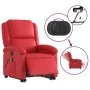 Sillón de majaje elevable eléctrico cuero artificial rojo de , Sillones - Ref: Foro24-3204252, Precio: 349,47 €, Descuento: %