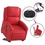 Sillón de majaje elevable eléctrico cuero artificial rojo de , Sillones - Ref: Foro24-3204252, Precio: 349,47 €, Descuento: %