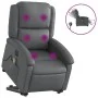 Sillón de masaje elevable eléctrico cuero sintético gris de , Sillones - Ref: Foro24-3204250, Precio: 336,90 €, Descuento: %