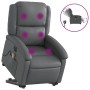 Sillón de masaje elevable eléctrico cuero sintético gris de , Sillones - Ref: Foro24-3204250, Precio: 317,13 €, Descuento: %