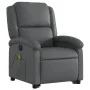 Sillón de masaje elevable eléctrico cuero sintético gris de , Sillones - Ref: Foro24-3204250, Precio: 336,90 €, Descuento: %