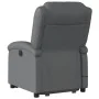Sillón de masaje elevable eléctrico cuero sintético gris de , Sillones - Ref: Foro24-3204250, Precio: 336,90 €, Descuento: %