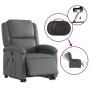 Sillón de masaje elevable eléctrico cuero sintético gris de , Sillones - Ref: Foro24-3204250, Precio: 317,13 €, Descuento: %