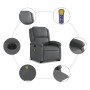Sillón de masaje elevable eléctrico cuero sintético gris de , Sillones - Ref: Foro24-3204250, Precio: 317,13 €, Descuento: %
