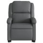 Sillón de masaje elevable eléctrico cuero sintético gris de , Sillones - Ref: Foro24-3204250, Precio: 317,13 €, Descuento: %