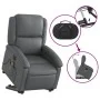 Sillón de masaje elevable eléctrico cuero sintético gris de , Sillones - Ref: Foro24-3204250, Precio: 336,90 €, Descuento: %