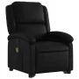 Sillón reclinable de masaje de pie cuero artificial negro de , Sillones - Ref: Foro24-3204233, Precio: 297,16 €, Descuento: %