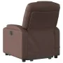 Sillón reclinable de masaje de pie de cuero sintético marrón de , Sillones - Ref: Foro24-3204439, Precio: 355,99 €, Descuento: %