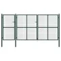 Grünes Gartentor aus Stahl 400x150 cm von vidaXL, Gartentore - Ref: Foro24-144313, Preis: 597,09 €, Rabatt: %