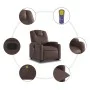 Sillón reclinable de masaje de pie de cuero sintético marrón de , Sillones - Ref: Foro24-3204439, Precio: 355,99 €, Descuento: %