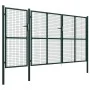 Grünes Gartentor aus Stahl 400x150 cm von vidaXL, Gartentore - Ref: Foro24-144313, Preis: 597,09 €, Rabatt: %