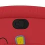 Sillón reclinable de masaje de pie cuero artificial rojo de , Sillones - Ref: Foro24-3204238, Precio: 298,87 €, Descuento: %