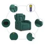 Silla de masaje reclinable de pie de tela verde oscura de , Sillones - Ref: Foro24-3204500, Precio: 340,53 €, Descuento: %
