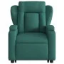 Silla de masaje reclinable de pie de tela verde oscura de , Sillones - Ref: Foro24-3204500, Precio: 340,53 €, Descuento: %