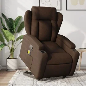 Silla de masaje reclinable de pie de tela marrón de , Sillones - Ref: Foro24-3204498, Precio: 324,82 €, Descuento: %