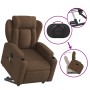 Silla de masaje reclinable de pie de tela marrón de , Sillones - Ref: Foro24-3204498, Precio: 304,42 €, Descuento: %