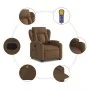Silla de masaje reclinable de pie de tela marrón de , Sillones - Ref: Foro24-3204498, Precio: 324,82 €, Descuento: %