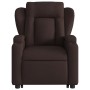 Sillón masaje eléctrico reclinable elevable tela marrón oscuro de , Sillones - Ref: Foro24-3204523, Precio: 366,29 €, Descuen...