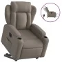 Sillón eléctrico reclinable elevable de tela gris taupe de , Sillones - Ref: Foro24-3204514, Precio: 375,08 €, Descuento: %