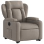 Sillón eléctrico reclinable elevable de tela gris taupe de , Sillones - Ref: Foro24-3204514, Precio: 351,60 €, Descuento: %