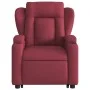 Sillón de masaje elevable eléctrico tela rojo tinto de , Sillones - Ref: Foro24-3204521, Precio: 386,12 €, Descuento: %
