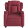 Sillón de masaje elevable eléctrico tela rojo tinto de , Sillones - Ref: Foro24-3204521, Precio: 362,44 €, Descuento: %