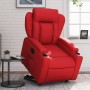 Sillón reclinable elevable cuero artificial rojo de , Sillones - Ref: Foro24-3204549, Precio: 307,68 €, Descuento: %