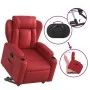 Red artificial leather lifting recliner by , Armchairs - Ref: Foro24-3204549, Price: 325,48 €, Discount: %