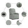 Sillón eléctrico reclinable elevable de terciopelo gris claro de , Sillones - Ref: Foro24-3204322, Precio: 316,81 €, Descuent...