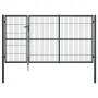 Garden fence gate with anthracite steel posts 350x140 cm by vidaXL, garden gates - Ref: Foro24-144401, Price: 494,77 €, Disco...