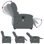 Sillón de masaje reclinable elevable terciopelo gris oscuro de , Sillones - Ref: Foro24-3204334, Precio: 384,15 €, Descuento: %