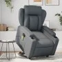 Sillón reclinable de masaje de pie cuero artificial gris de , Sillones - Ref: Foro24-3204554, Precio: 330,83 €, Descuento: %