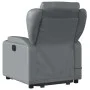 Sillón reclinable de masaje de pie cuero artificial gris de , Sillones - Ref: Foro24-3204554, Precio: 330,83 €, Descuento: %