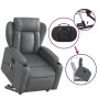Sillón reclinable de masaje de pie cuero artificial gris de , Sillones - Ref: Foro24-3204554, Precio: 330,83 €, Descuento: %