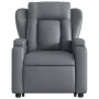Sillón reclinable de masaje de pie cuero artificial gris de , Sillones - Ref: Foro24-3204554, Precio: 330,83 €, Descuento: %