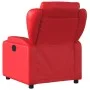 Sillón de masaje reclinable eléctrico de cuero artificial rojo de , Sillones - Ref: Foro24-3204542, Precio: 300,41 €, Descuen...