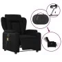 Sillón de masaje reclinable eléctrico cuero sintético negro de , Sillones - Ref: Foro24-3204537, Precio: 294,91 €, Descuento: %