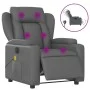 Grauer elektrisch verstellbarer Massagesessel aus Kunstleder von , Sessel - Ref: Foro24-3204540, Preis: 294,20 €, Rabatt: %