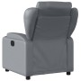 Sillón de masaje reclinable eléctrico cuero sintético gris de , Sillones - Ref: Foro24-3204540, Precio: 292,12 €, Descuento: %