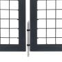 Puerta de valla de jardín con postes acero antracita 350x140 cm de vidaXL, Puertas de jardín - Ref: Foro24-144401, Precio: 46...