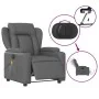 Sillón de masaje reclinable eléctrico cuero sintético gris de , Sillones - Ref: Foro24-3204540, Precio: 294,20 €, Descuento: %