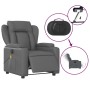 Sillón de masaje reclinable eléctrico cuero sintético gris de , Sillones - Ref: Foro24-3204540, Precio: 292,12 €, Descuento: %