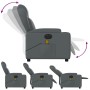 Sillón de masaje reclinable eléctrico cuero sintético gris de , Sillones - Ref: Foro24-3204540, Precio: 292,12 €, Descuento: %