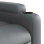 Sillón de masaje reclinable eléctrico cuero sintético gris de , Sillones - Ref: Foro24-3204540, Precio: 292,12 €, Descuento: %