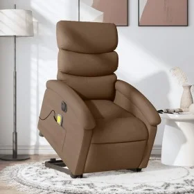 Brown Fabric Liftable Reclining Electric Massage Chair by , Armchairs - Ref: Foro24-3204018, Price: 340,06 €, Discount: %