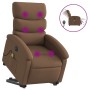 Sillón de masaje eléctrico reclinable elevable tela marrón de , Sillones - Ref: Foro24-3204018, Precio: 318,48 €, Descuento: %