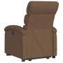 Sillón de masaje eléctrico reclinable elevable tela marrón de , Sillones - Ref: Foro24-3204018, Precio: 318,48 €, Descuento: %