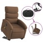 Sillón de masaje eléctrico reclinable elevable tela marrón de , Sillones - Ref: Foro24-3204018, Precio: 318,48 €, Descuento: %