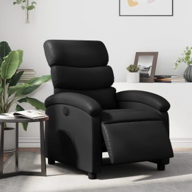 Sillón reclinable eléctrico de cuero sintético negro de , Sillones - Ref: Foro24-3204026, Precio: 248,20 €, Descuento: %